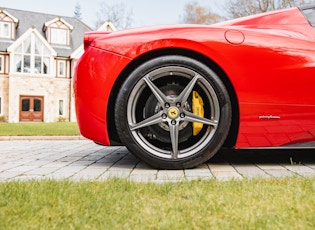 2013 FERRARI 458 SPIDER