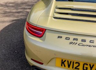 2012 PORSCHE 911 (991) CARRERA