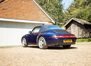 1995 PORSCHE 911 (993) CARRERA CABRIOLET