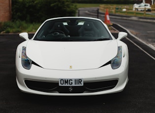 2013 FERRARI 458 SPIDER