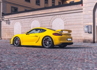 2015 PORSCHE (981) CAYMAN GT4 CLUBSPORT