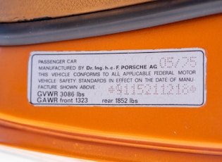 1975 PORSCHE 911 S 2.7 TARGA