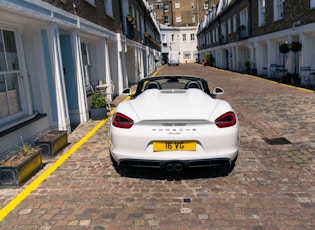 2016 PORSCHE (981) BOXSTER SPYDER