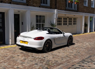 2016 PORSCHE (981) BOXSTER SPYDER