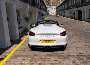 2016 PORSCHE (981) BOXSTER SPYDER