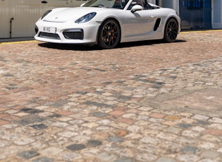 2016 PORSCHE (981) BOXSTER SPYDER