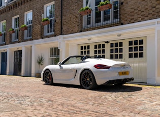 2016 PORSCHE (981) BOXSTER SPYDER