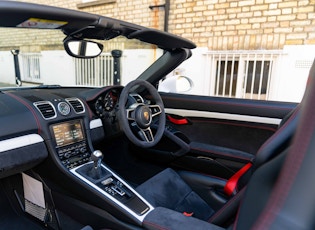 2016 PORSCHE (981) BOXSTER SPYDER