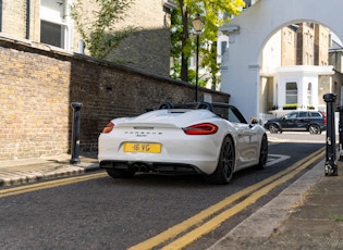 2016 PORSCHE (981) BOXSTER SPYDER