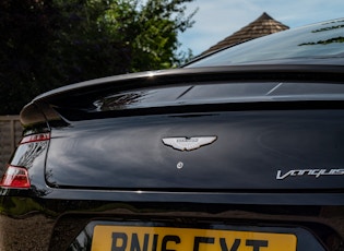 2016 ASTON MARTIN VANQUISH CARBON BLACK EDITION