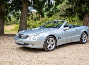 2003 MERCEDES-BENZ (R230) SL500 - 8,537 MILES