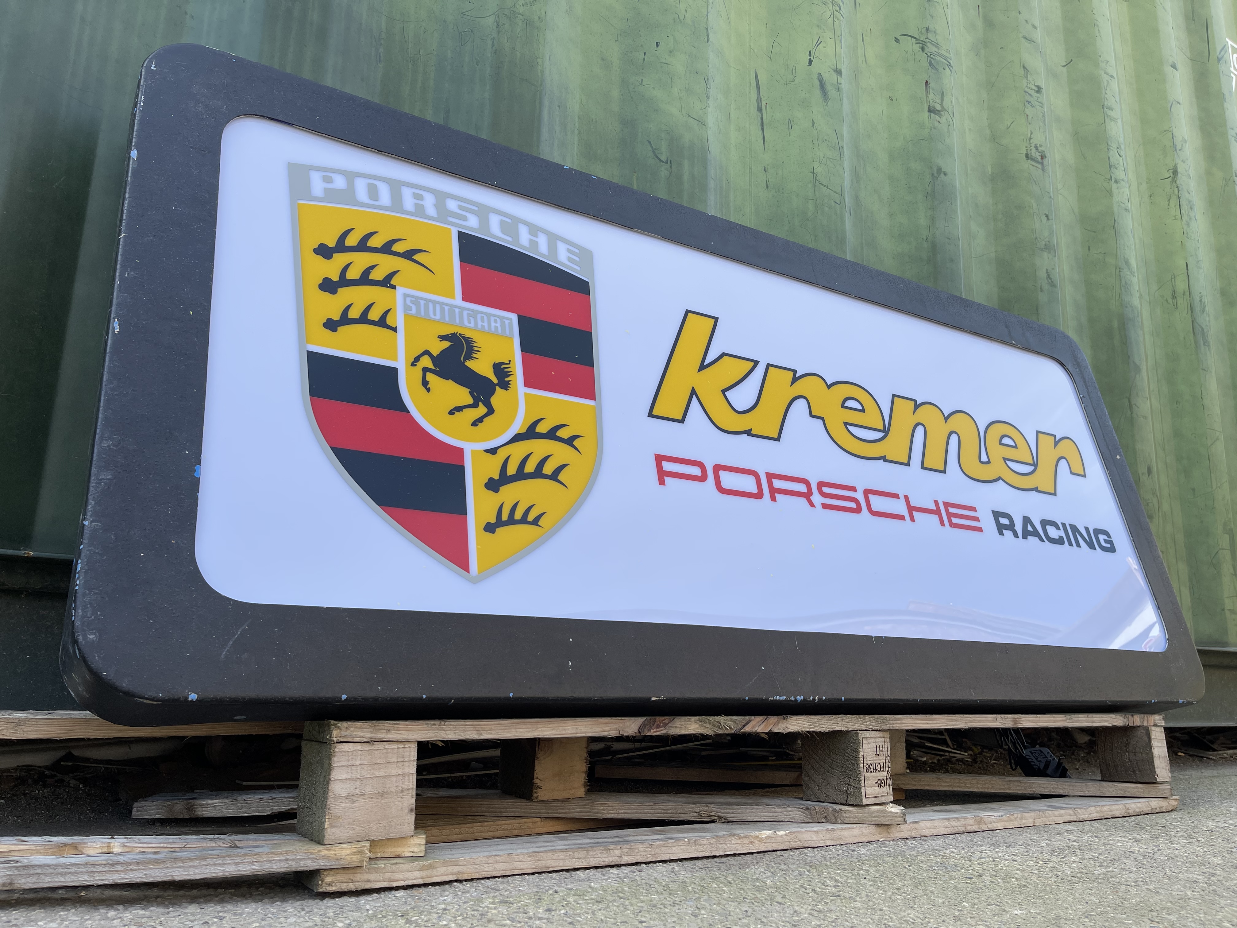 LARGE KREMER PORSCHE RACING ILLUMINATED SIGN for sale by auction in  Northumberland, United Kingdom, image size:1263x947