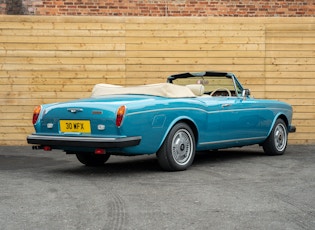 1979 ROLLS-ROYCE CORNICHE CONVERTIBLE - EX SULTAN OF BRUNEI