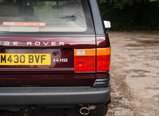 1995 RANGE ROVER (P38) 4.6 HSE - 49,000 MILES 