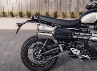 2020 TRIUMPH SCRAMBLER 1200 'BOND EDITION' - 18 MILES 