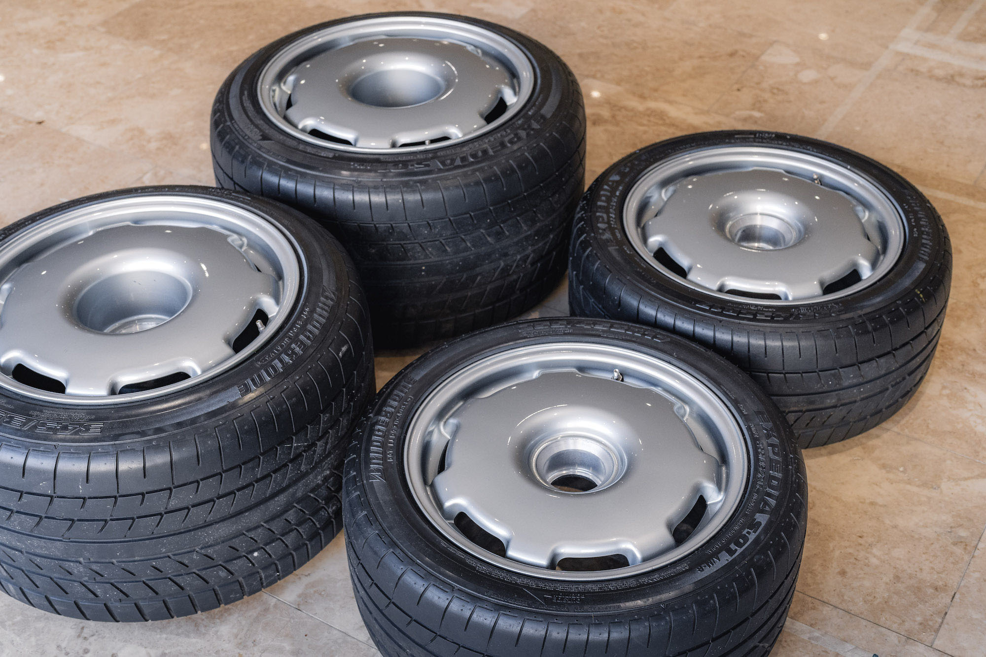 SET OF JAGUAR XJ220 WHEELS AND TYRES for sale by auction in