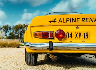1970 RENAULT ALPINE A110