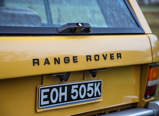 1972 RANGE ROVER CLASSIC 2 DOOR 'SUFFIX A'