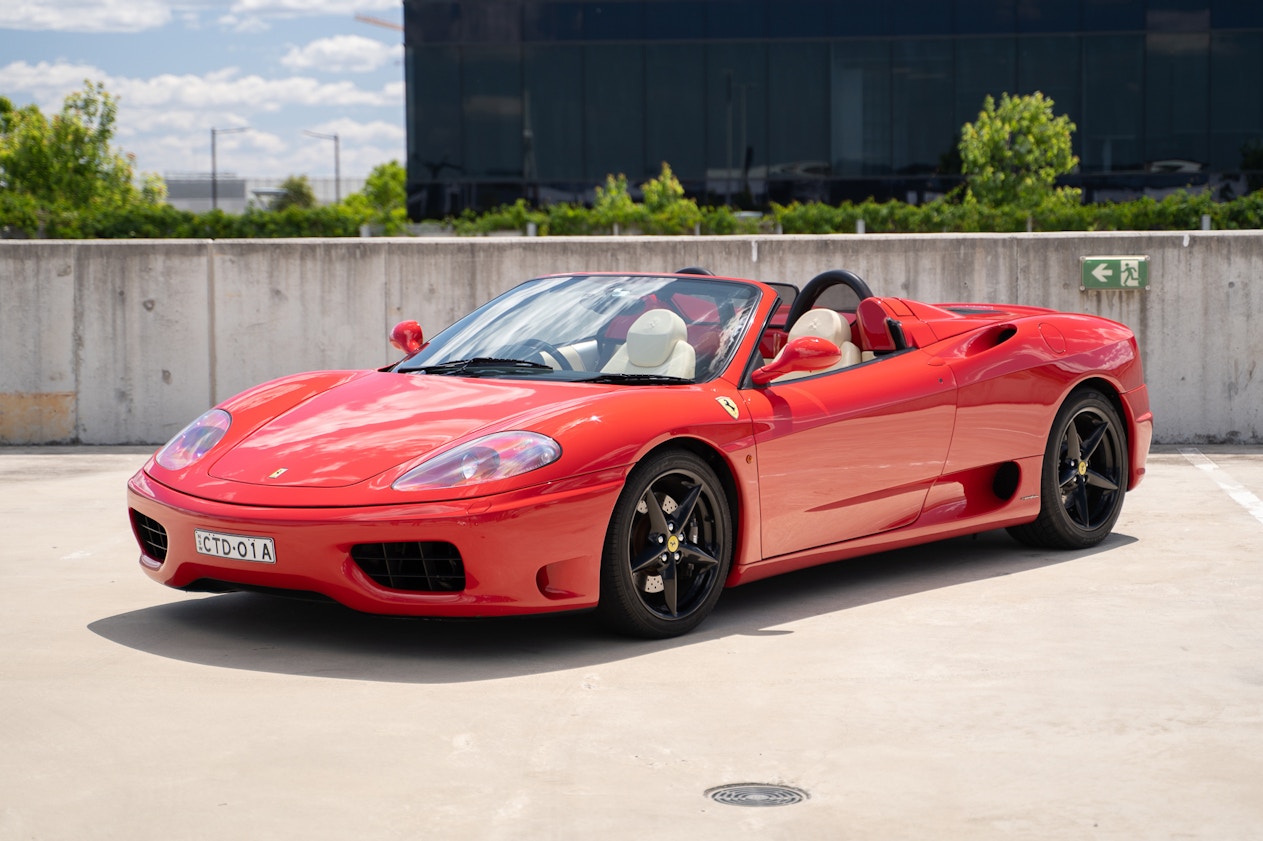 2001 FERRARI 360 SPIDER - MANUAL