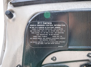 2002 PORSCHE 911 (996) CARRERA CABRIOLET
