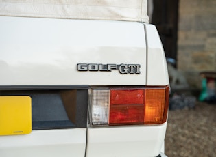 1988 VOLKSWAGEN GOLF (MK1) GTI CABRIOLET