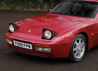 1989 PORSCHE 944 TURBO - 7,702 MILES