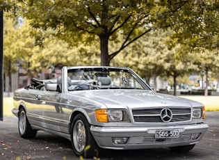 1985 MERCEDES-BENZ (C126) 500 SEC CONVERTIBLE