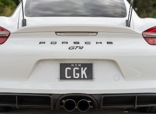 2016 PORSCHE (981) CAYMAN GT4 – DEMAN ENGINE