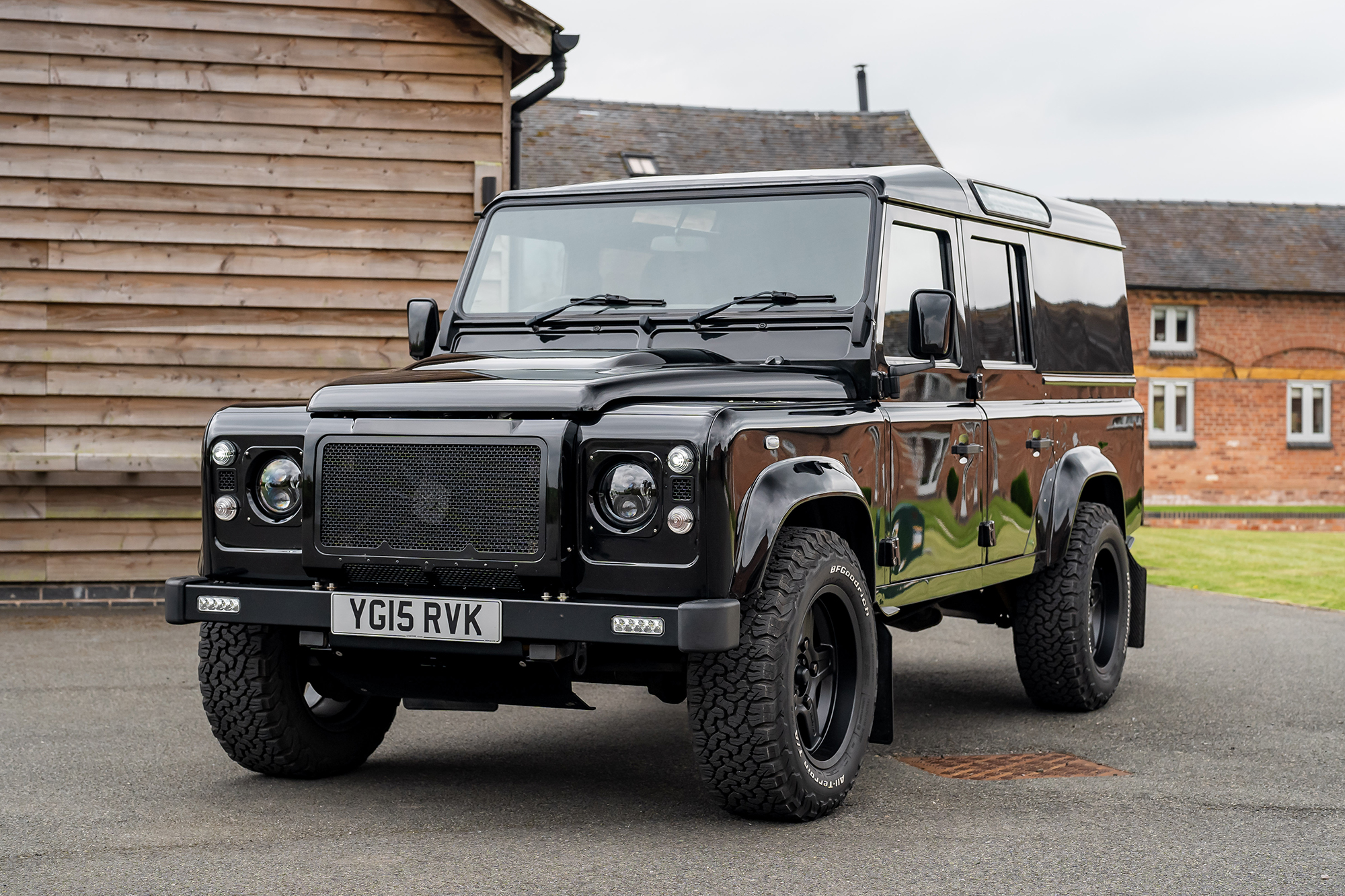 Nero Lucido Per Land Rover Defender 2020-2024 Griglia - Foto 11