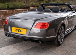 2014 BENTLEY CONTINENTAL GTC SPEED - 9,746 MILES 