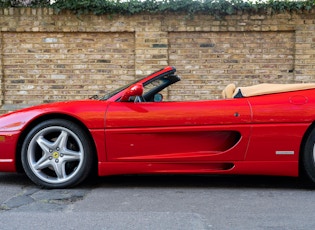 1999 FERRARI 355 F1 SPIDER - 7,210 MILES