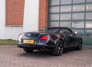 2015 BENTLEY CONTINENTAL GTC V8 S 'CONCOURS SERIES BLACK' 