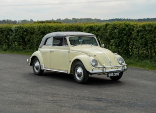 1962 VOLKSWAGEN BEETLE 1200 KARMANN CABRIOLET 