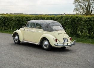 1962 VOLKSWAGEN BEETLE 1200 KARMANN CABRIOLET 