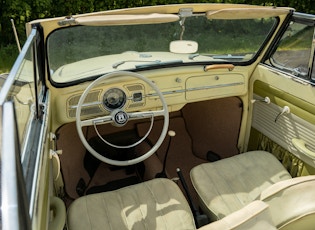 1962 VOLKSWAGEN BEETLE 1200 KARMANN CABRIOLET 