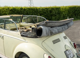 1962 VOLKSWAGEN BEETLE 1200 KARMANN CABRIOLET 