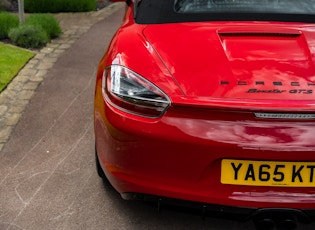 2016 PORSCHE (981) BOXSTER GTS