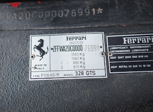 1988 FERRARI 328 GTS - 29,911 MILES