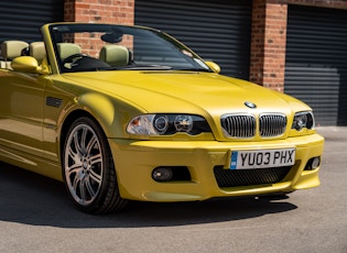 2003 BMW (E46) M3 CONVERTIBLE - MANUAL - 34,001 MILES