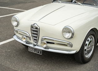 1958 ALFA ROMEO GIULIETTA SPRINT VELOCE 750E CONFORTEVOLE