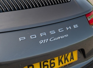 2016 PORSCHE 911 (991.2) CARRERA 