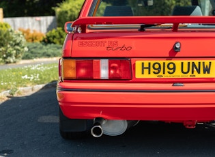 1990 FORD ESCORT RS TURBO - 37,206 MILES