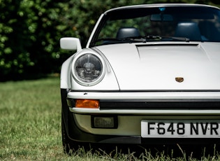 1989 PORSCHE 911 CARRERA 3.2 SUPER SPORT CABRIOLET - G50 - 37,190 MILES