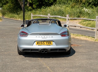 2015 PORSCHE (981) BOXSTER SPYDER