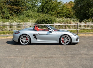 2015 PORSCHE (981) BOXSTER SPYDER