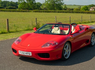 2002 FERRARI 360 SPIDER - MANUAL