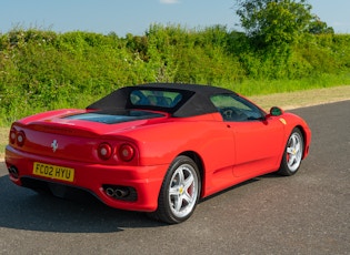 2002 FERRARI 360 SPIDER - MANUAL