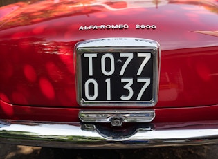 1966 ALFA ROMEO 2600 SPIDER BY TOURING