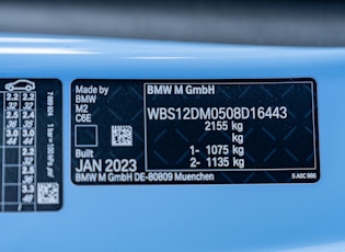 2023 BMW (G87) M2 - MANUAL  - 91 KM