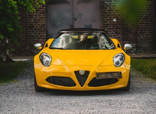 2015 ALFA ROMEO 4C SPIDER - VAT Q